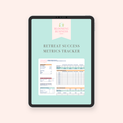 Retreat Success Metrics Tracker - Your Key to Event Mastery