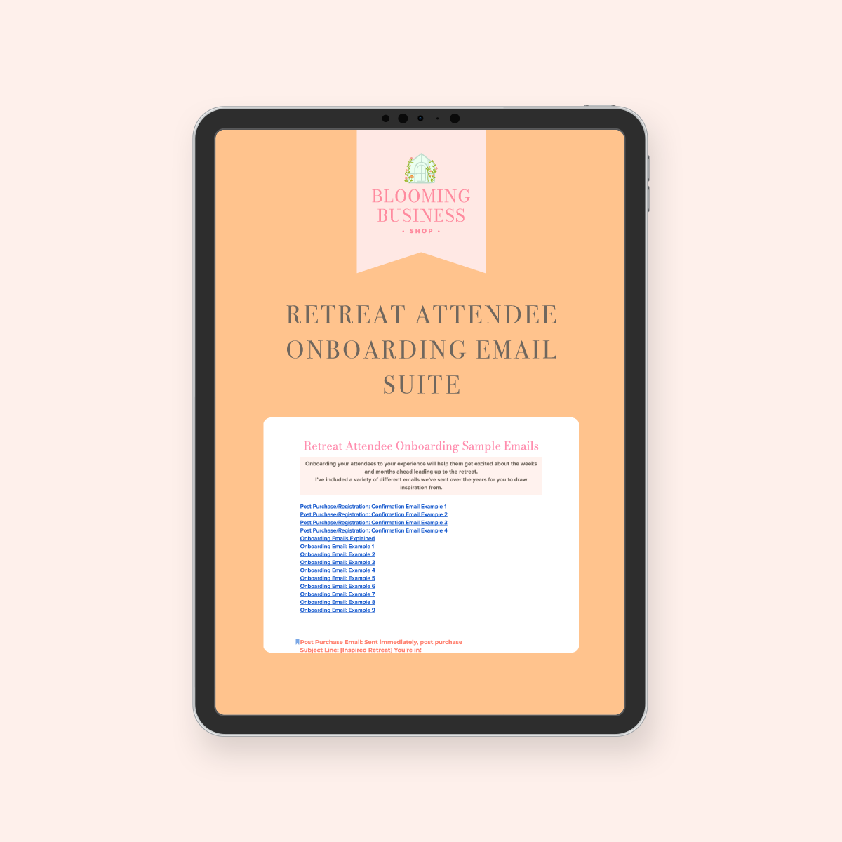 Retreat Attendee Onboarding Email Suite